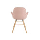 Zuiver stoel met armleuningen albert kuip oud roze 55 x 59 x 81,5 cm