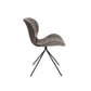 Zuiver stoel omg velvet grijs 56 x 51 x 80 cm