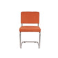 Zuiver stoel ridge brushed rib oranje 50 x 48 x 85 cm