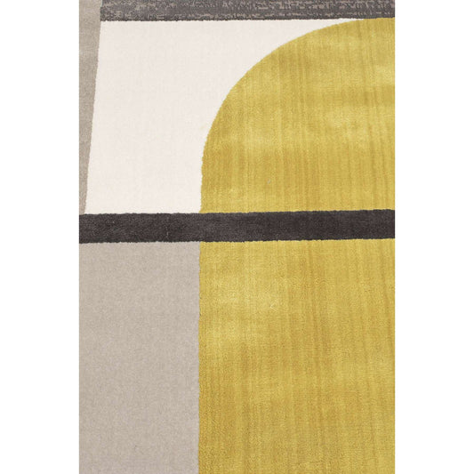 Zuiver vloerkleed hilton grijs/geel 200 x  290 x  1,05 cm