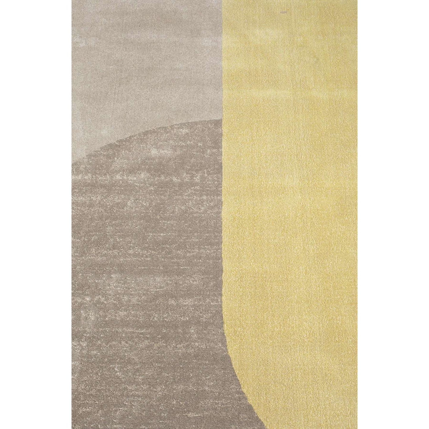 Zuiver vloerkleed hilton  grijs/geel Ø240 x  1,05 cm