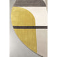 Zuiver vloerkleed hilton  grijs/geel Ø240 x  1,05 cm