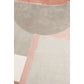 Zuiver vloerkleed hilton  grijs/roze Ø240 x  1,05 cm