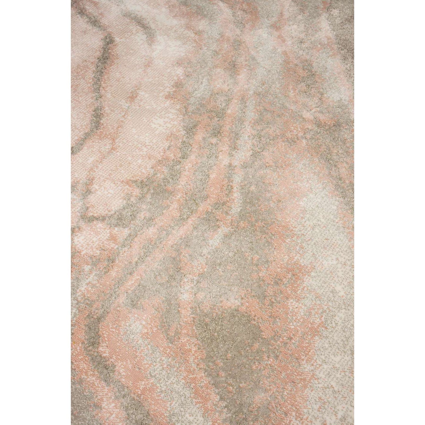 Zuiver vloerkleed Solar grijs/roze Ø200 cm