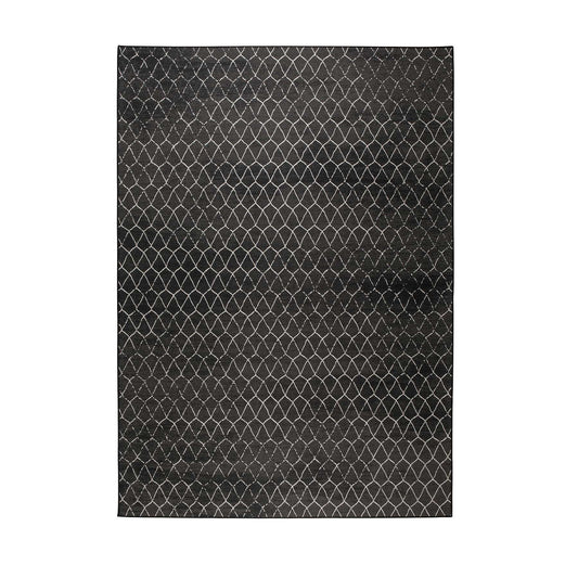 Zuiver vloerkleed voor buiten crossley zwart 240 x 170 x 0,5 cm