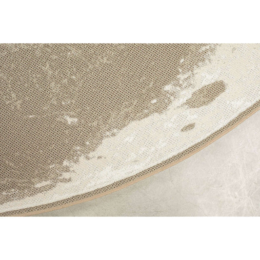 Zuiver vloerkleed voor buiten moon  soft latte Ø200 x  0,4 cm