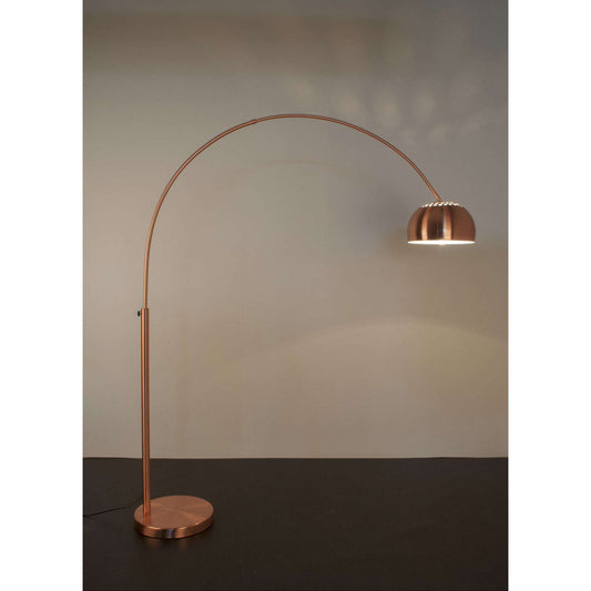 Zuiver vloerlamp metal bow koper 158 x 39 x 190 / 205 cm