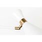 Zuiver wandlamp double shady wit 78 x 14,5 x 60 cm