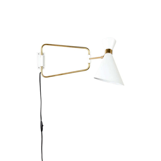 Zuiver wandlamp shady wit 73 x 14,5 x 31 cm